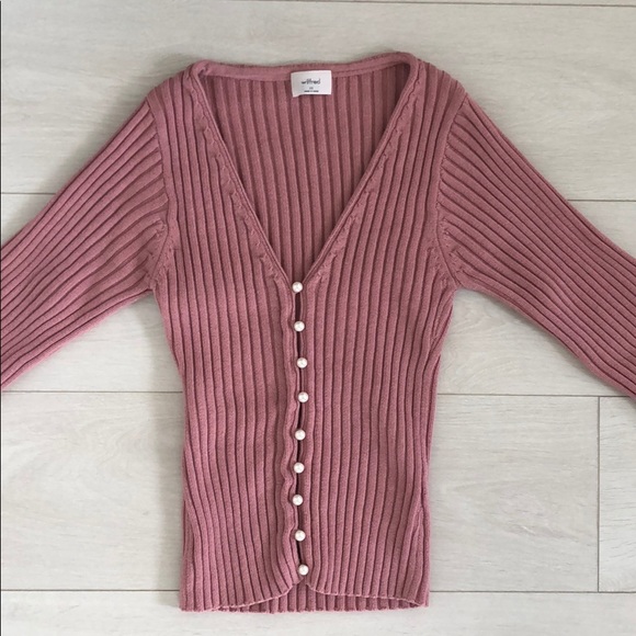 wilfred pearl cardigan